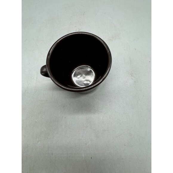 Vintage Franciscan Madeira Dark Brown Ceramic handle Coffee Mug cup 3x4" READ - Picture 5 of 5
